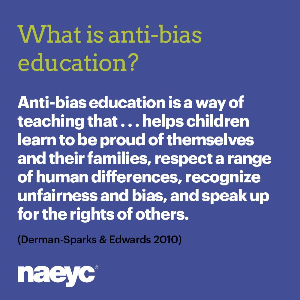 Anti-Bias Education Topics Often Come From The Children