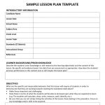 Appendix D   Sample Lesson Plan Template