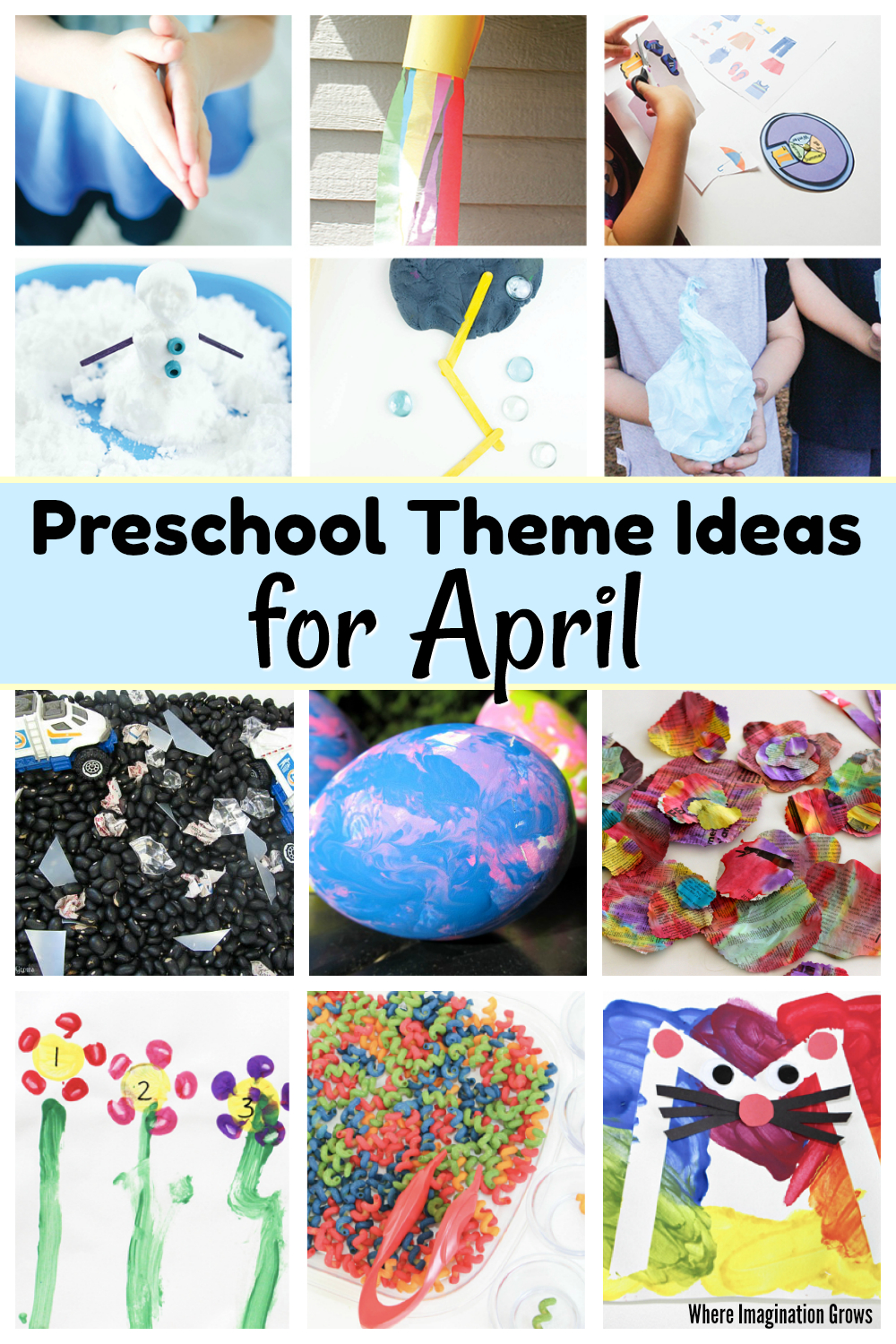 April Preschool Themes - Where Imagination Grows