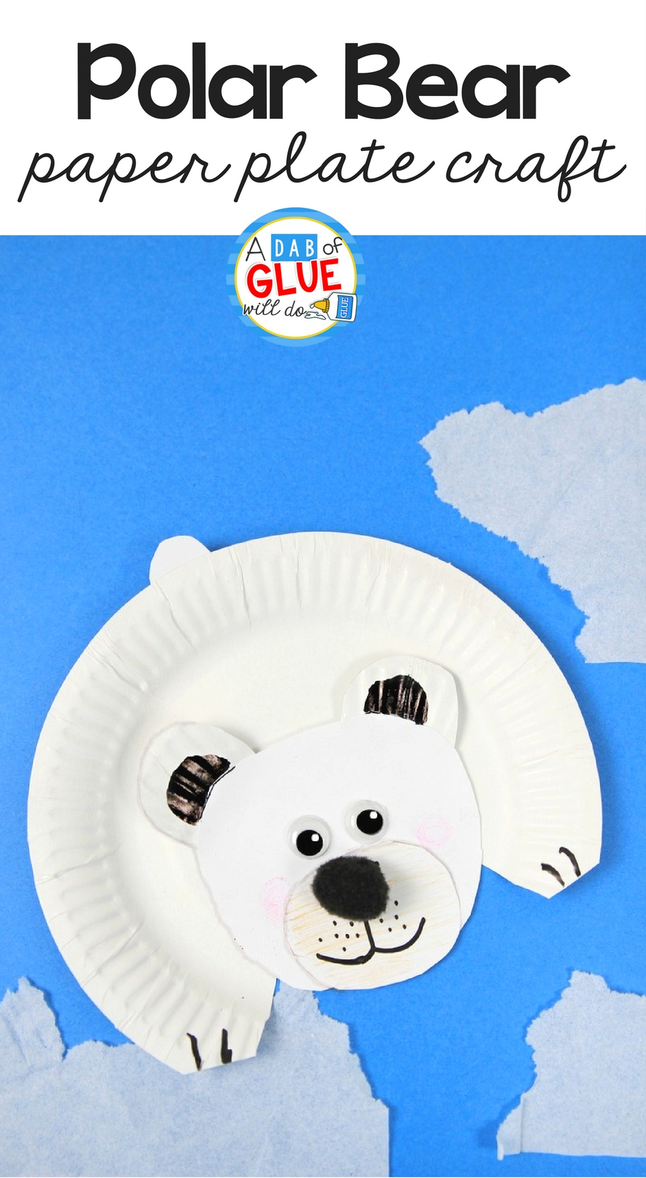 Arctic Animals For Kids: Polar Bear Craft -