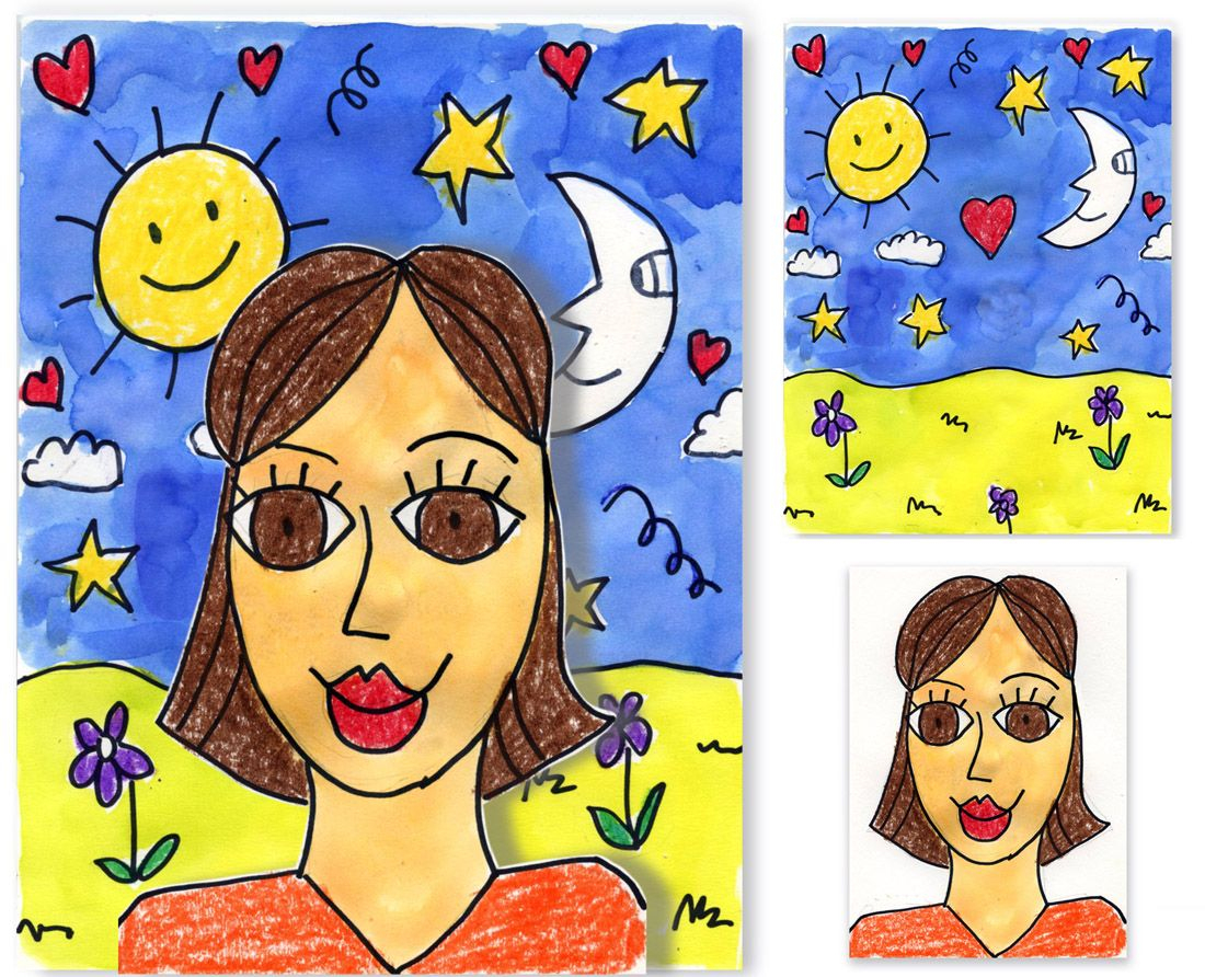 Art Projects For Kids: 5Th Grade Self Portraits Inspired