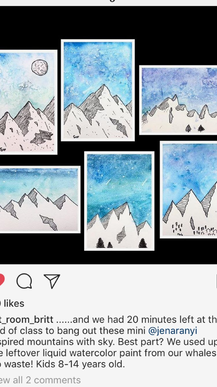 Art_Room_Britt On Instagram | Middle School Art Projects