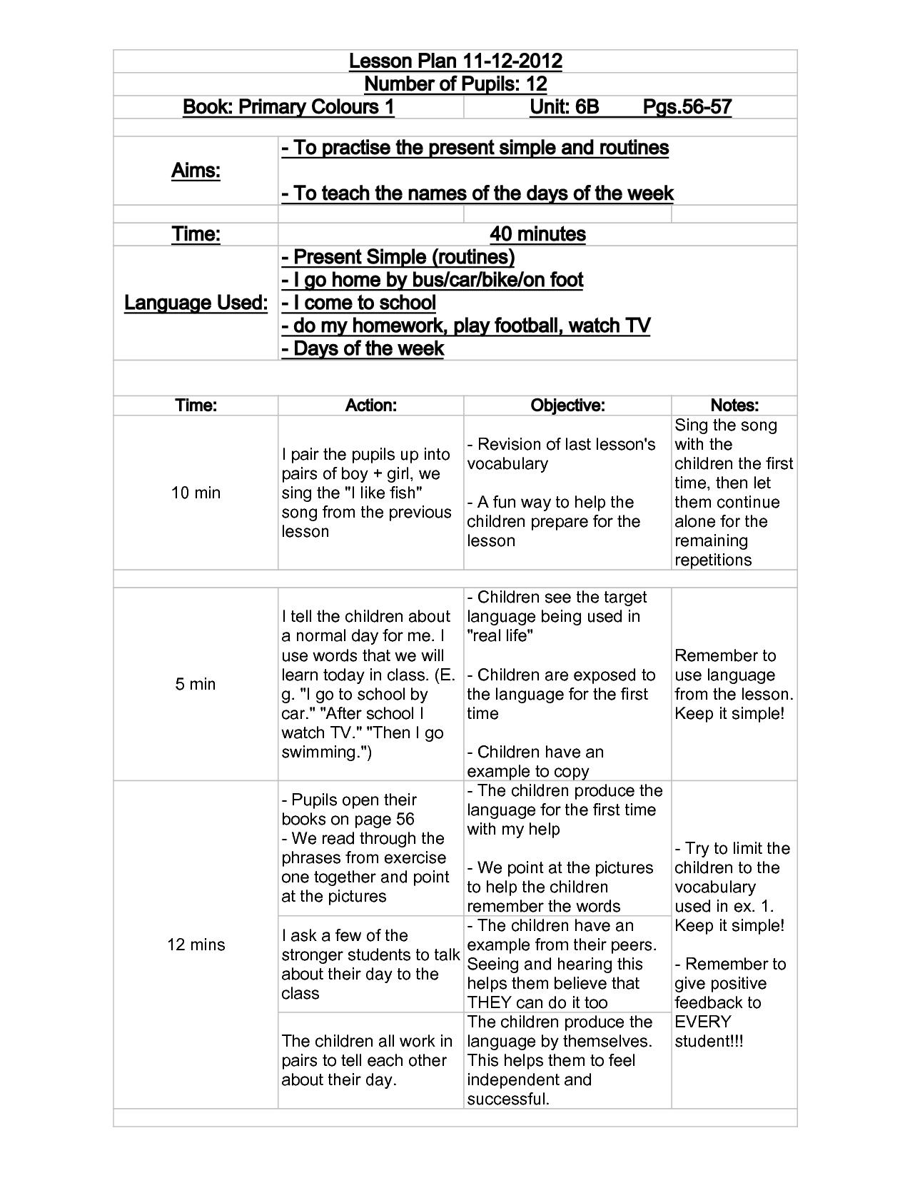 Basics Of Lesson Planning | Ambitious Elt