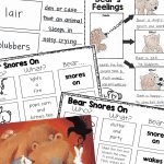 Bear Snores On | Kindergarten Writing Activities, Writing