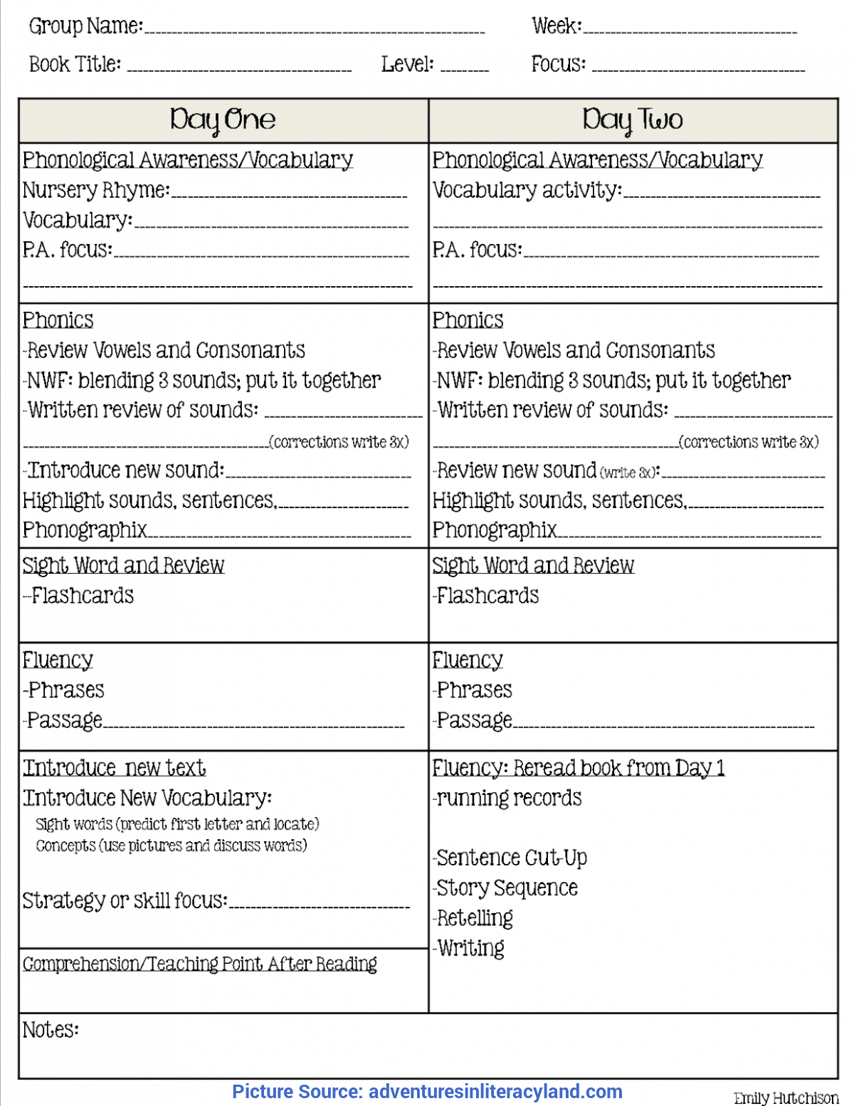 Best Lli Reading Lesson Plans Adventures In Literacy Land