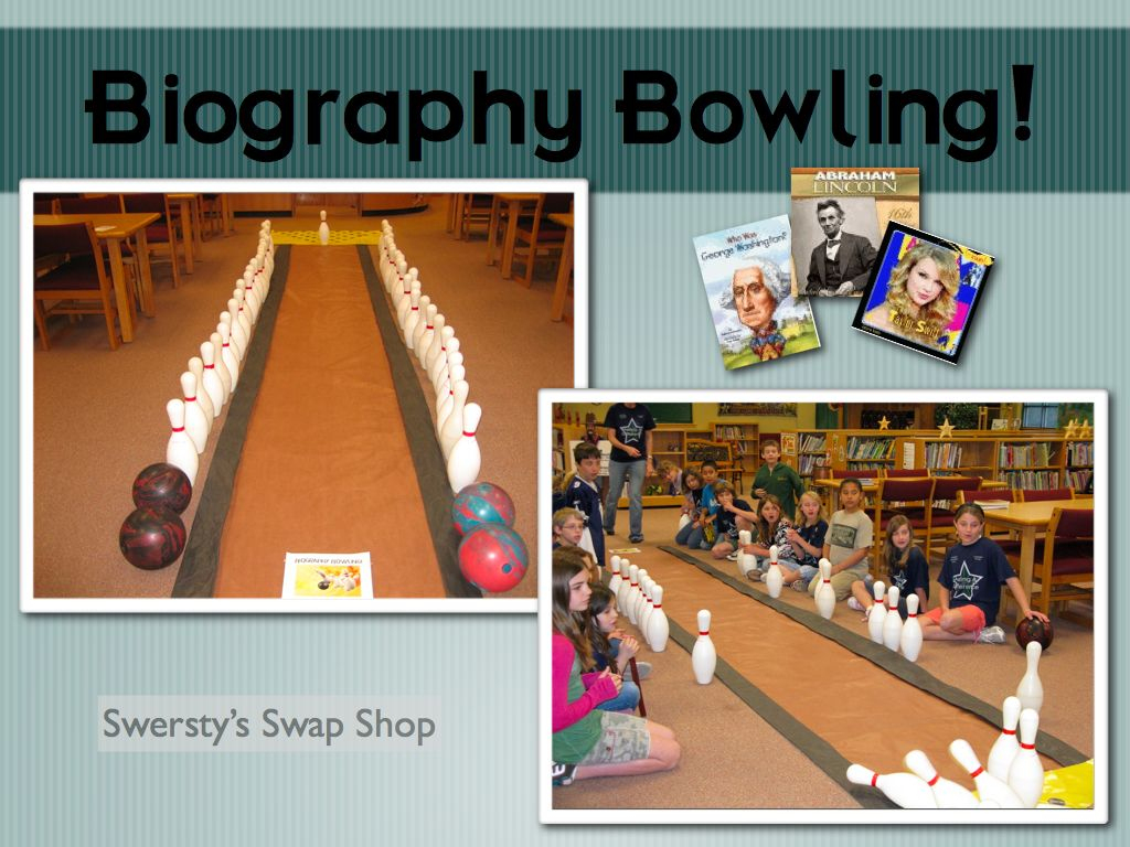 Biography Bowling (With Images) | Library Lesson Plans