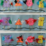 Birds On A Wire: Shape Match Art Activity | Preschool Art