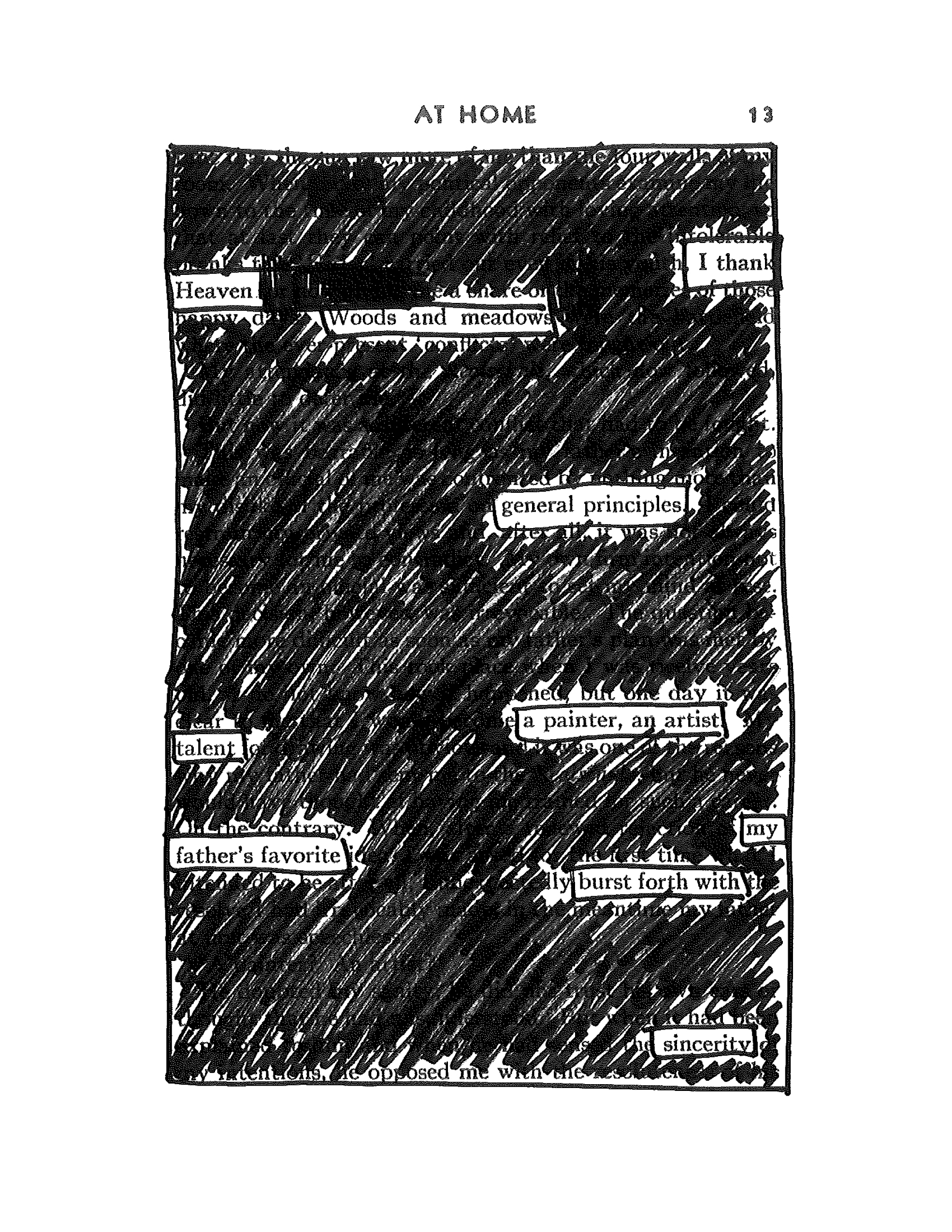 Blackout Poetry With The Book Thief | Magistra Monson