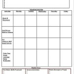 Blank Printable Lesson Plan Sheet | Preschool Lesson Plans