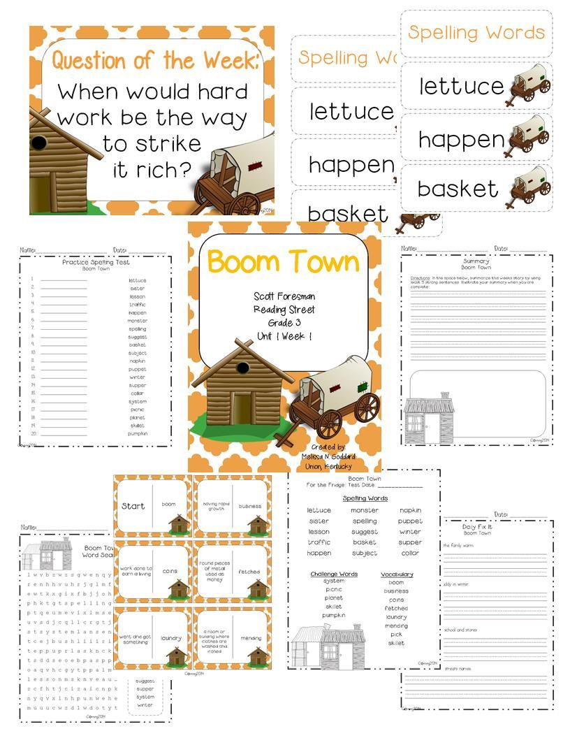 Boom Town : Reading Street : Grade 3 | Reading Street, Third