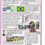Brazil   Introduction To Country And Culture   Esl Worksheet