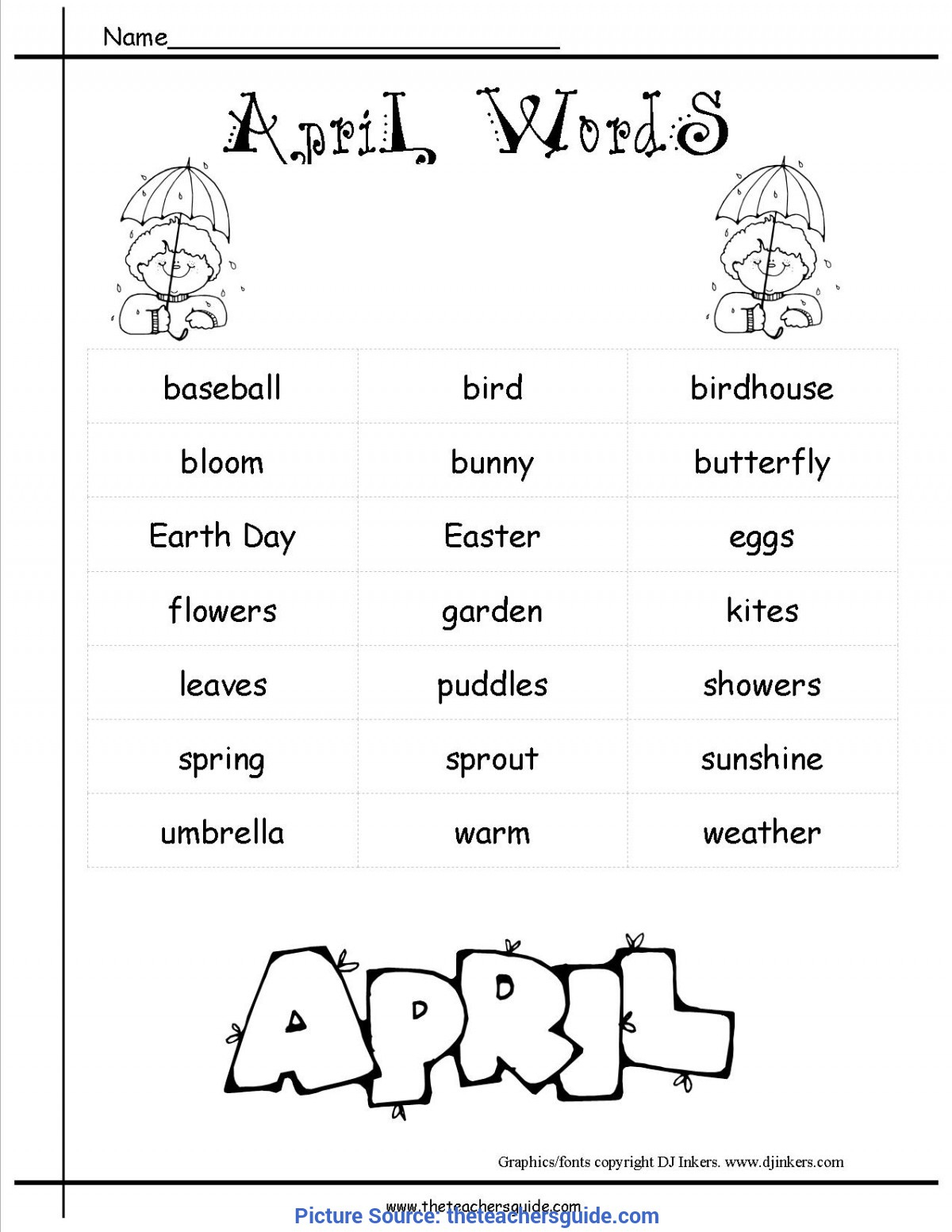 Briliant Lesson Plans For Toddlers April April Lesson Plans