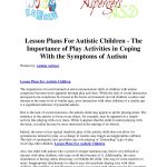 Calaméo   Lesson Plans For Autistic Children   The
