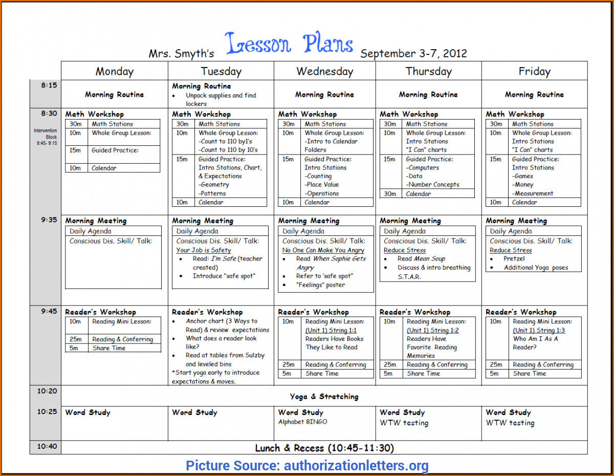 Calendar: Lesson Plan Calendar - Ota Tech
