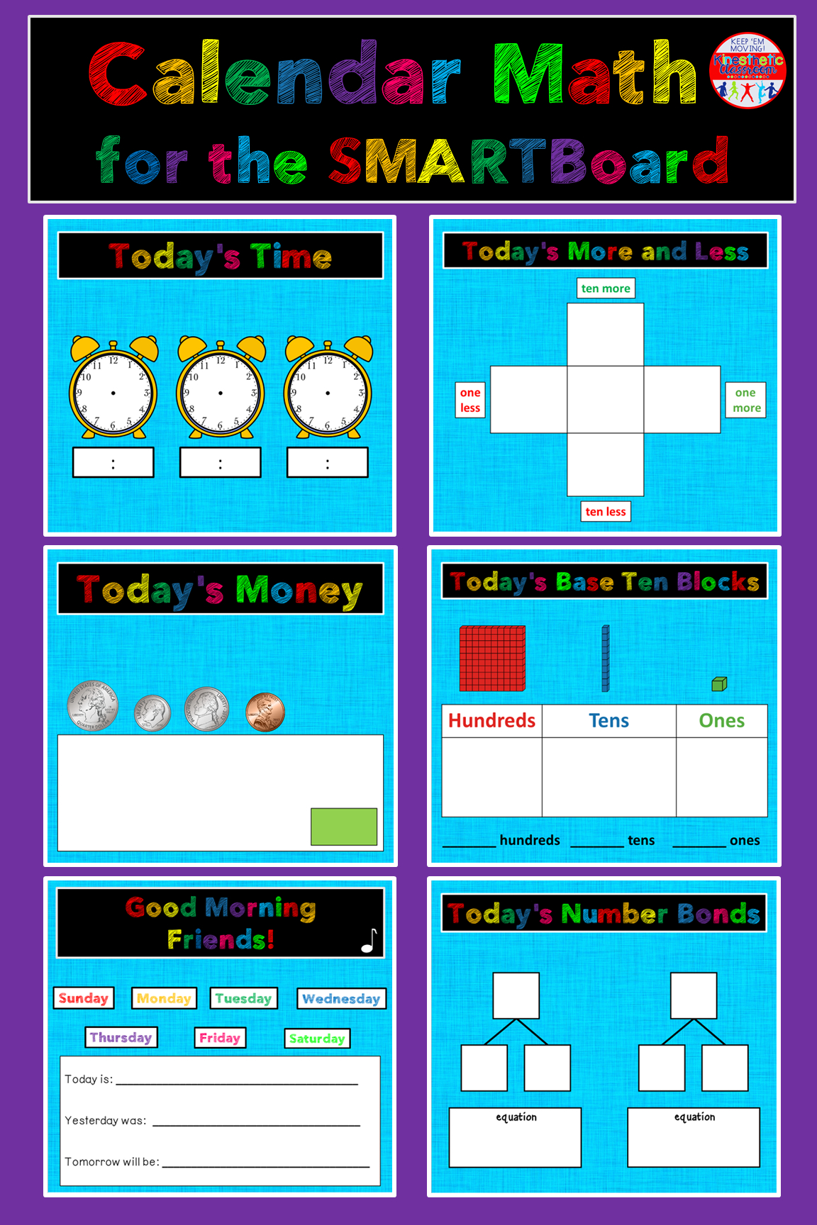 Calendar Math Smartboard Lesson | Calendar Math, Smart Board