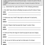 Cause And Effect Worksheets   Google Search | Cause And