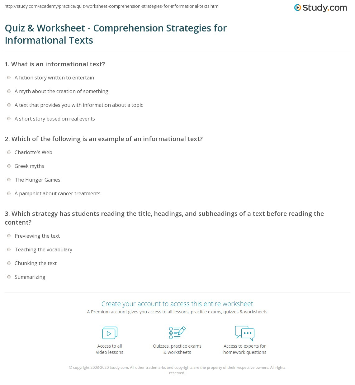 Charlotte S Web Comprehension Worksheets | Printable