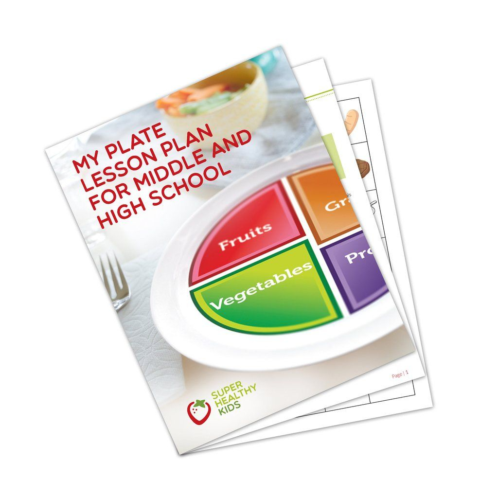 Choose Myplate Lesson Plan For Middle And High School | High