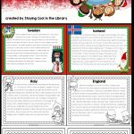 Christmas Around The World Activity Pack | Library Lesson