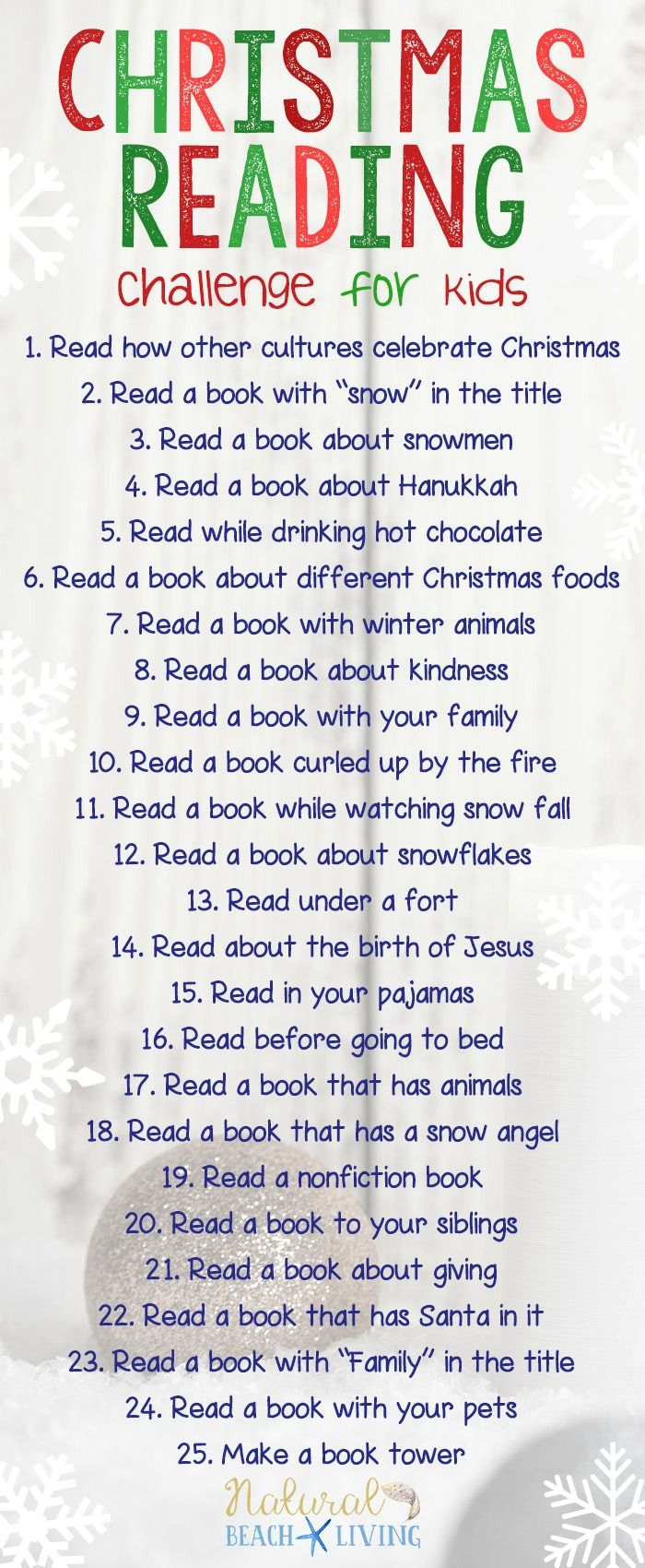Christmas Reading Challenge For Kids | Reading Challenge