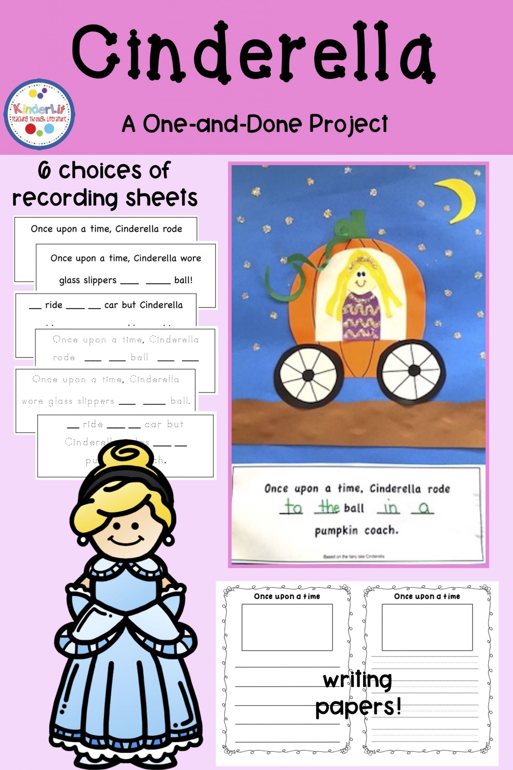 Cinderella One And Done Project | Fairy Tales Unit