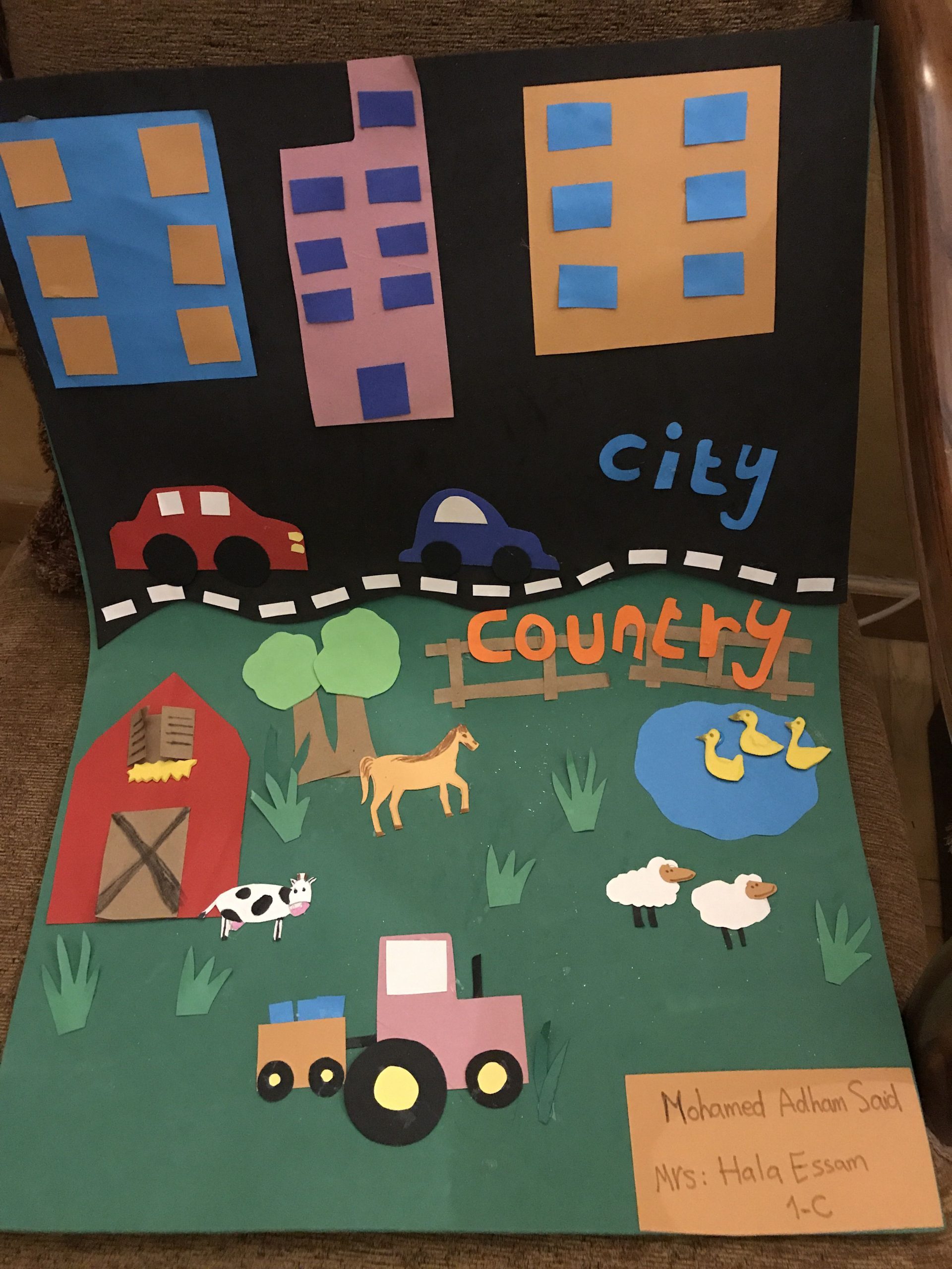 City Vs Country Activity For Kids | Preschool Activities