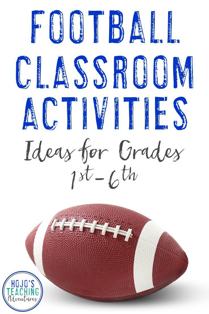 Classroom Football Activities For Elementary Students