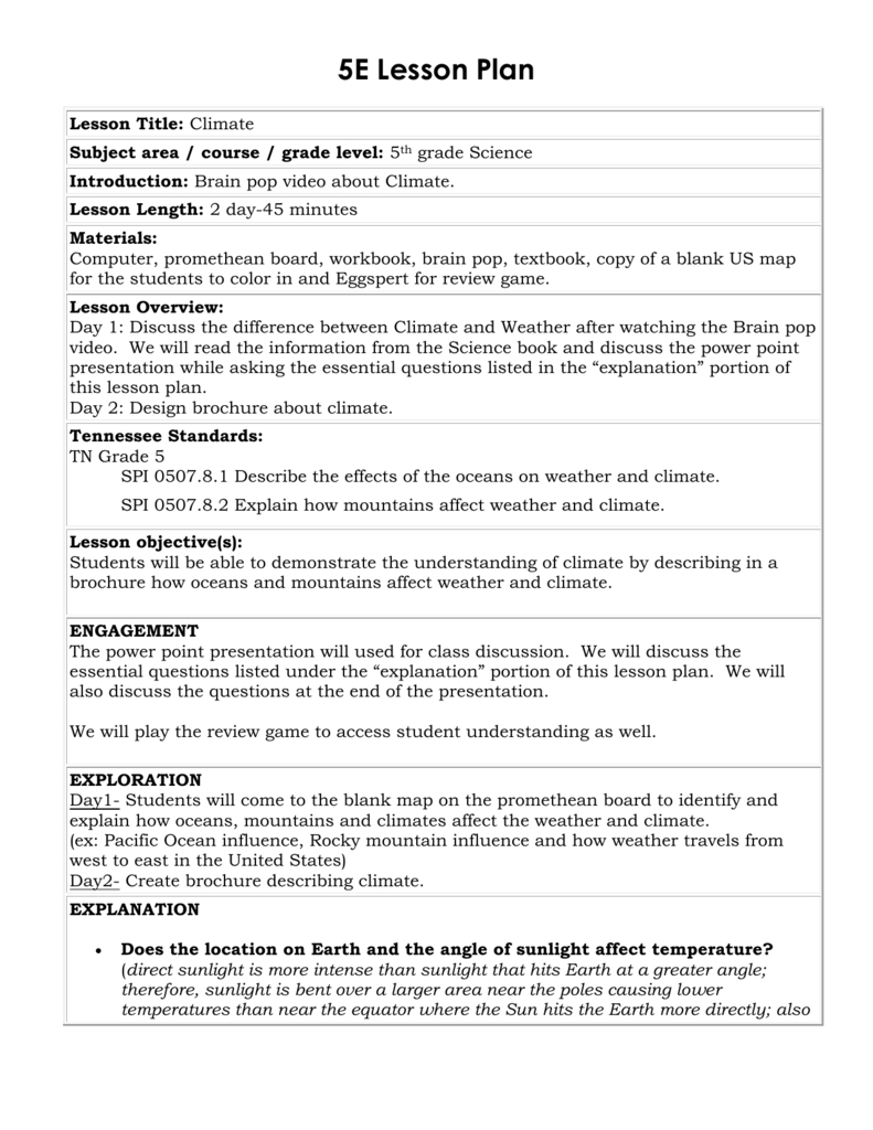 Climate - Stemteachersnowpdproject