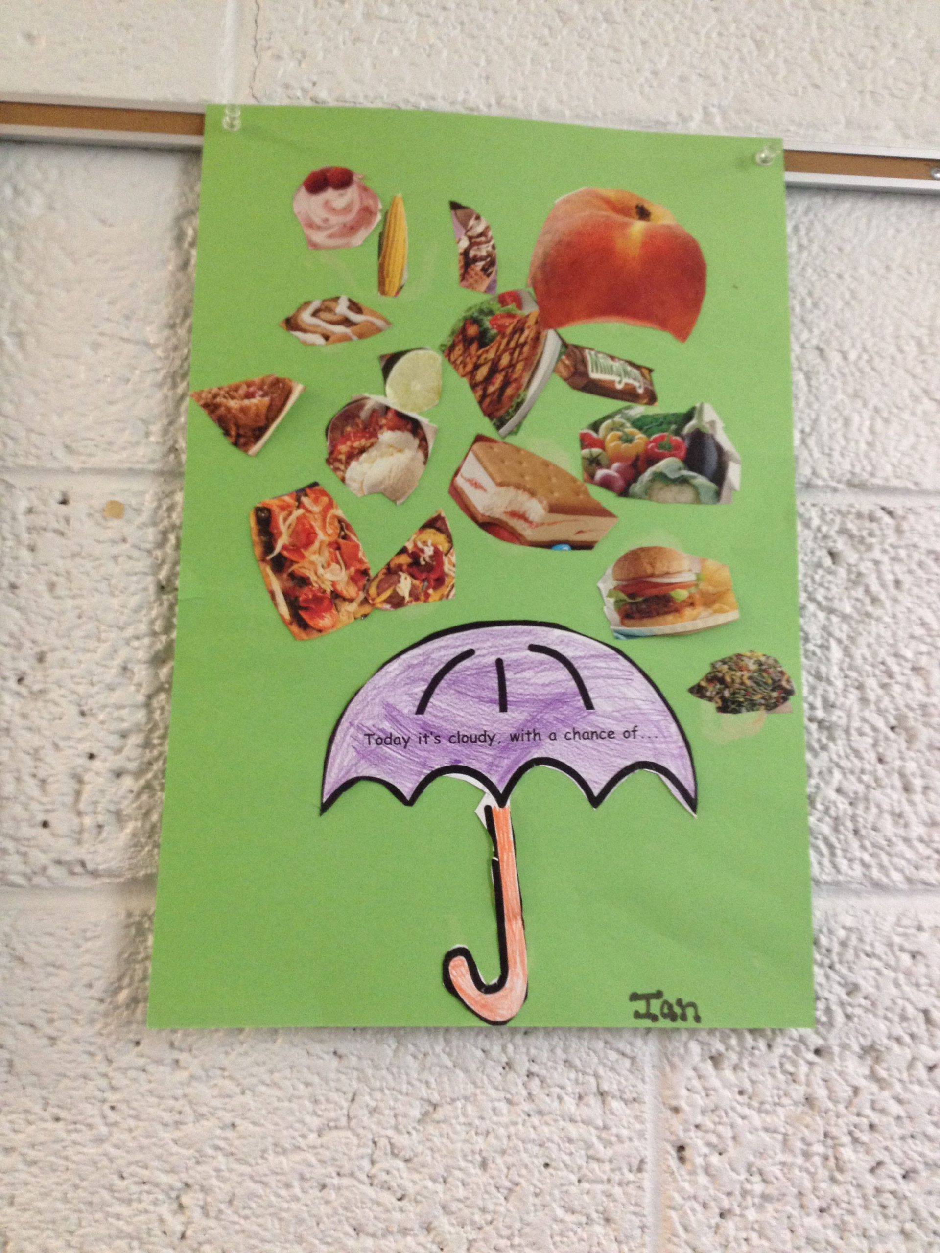 Cloudy With A Chance Of Meatballs Craft! | Preschool Weather