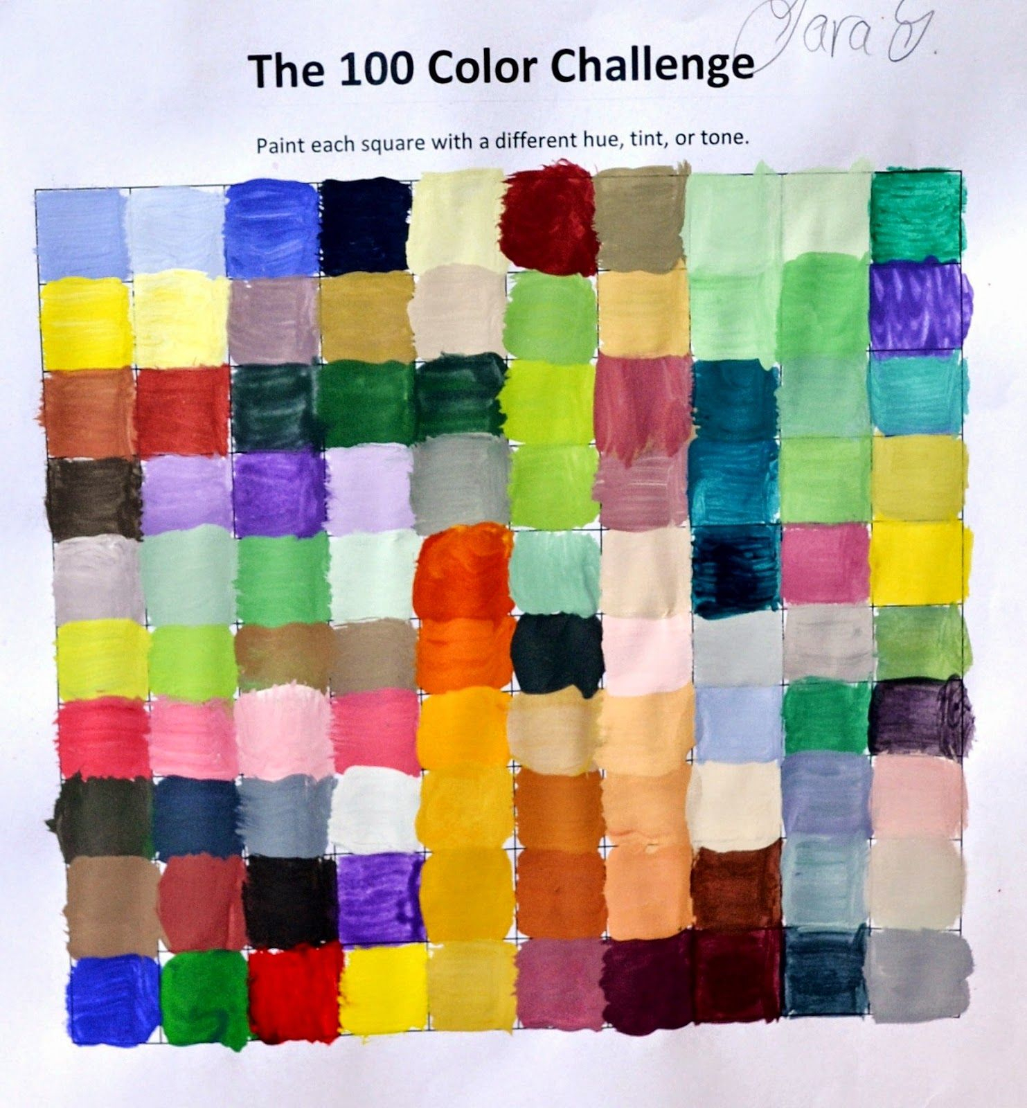 Color Mixing Challenge: Mix 100 Different Colors | Middle