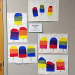 Color Mixing Popsicles! 1St Graders Used Primary Colors To