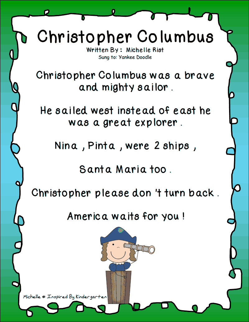 Columbus Song.pdf | Columbus Lessons, Christopher Columbus