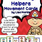Community Helpers Movement Cards For Preschool And Brain