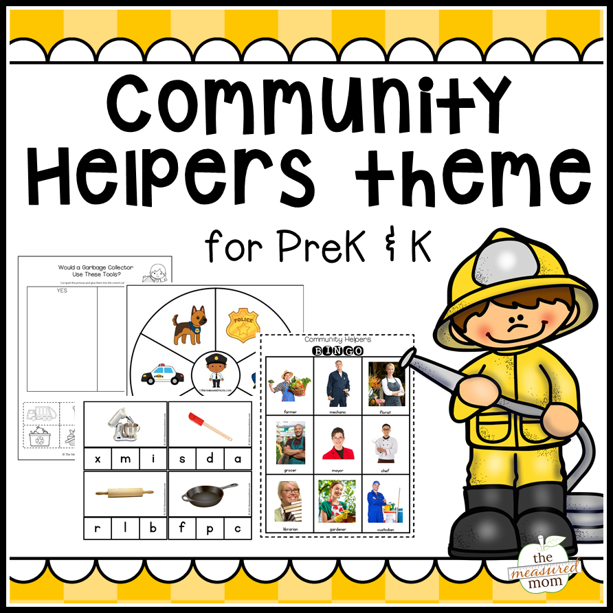 Community Helpers Theme Pack For Pre-K/k