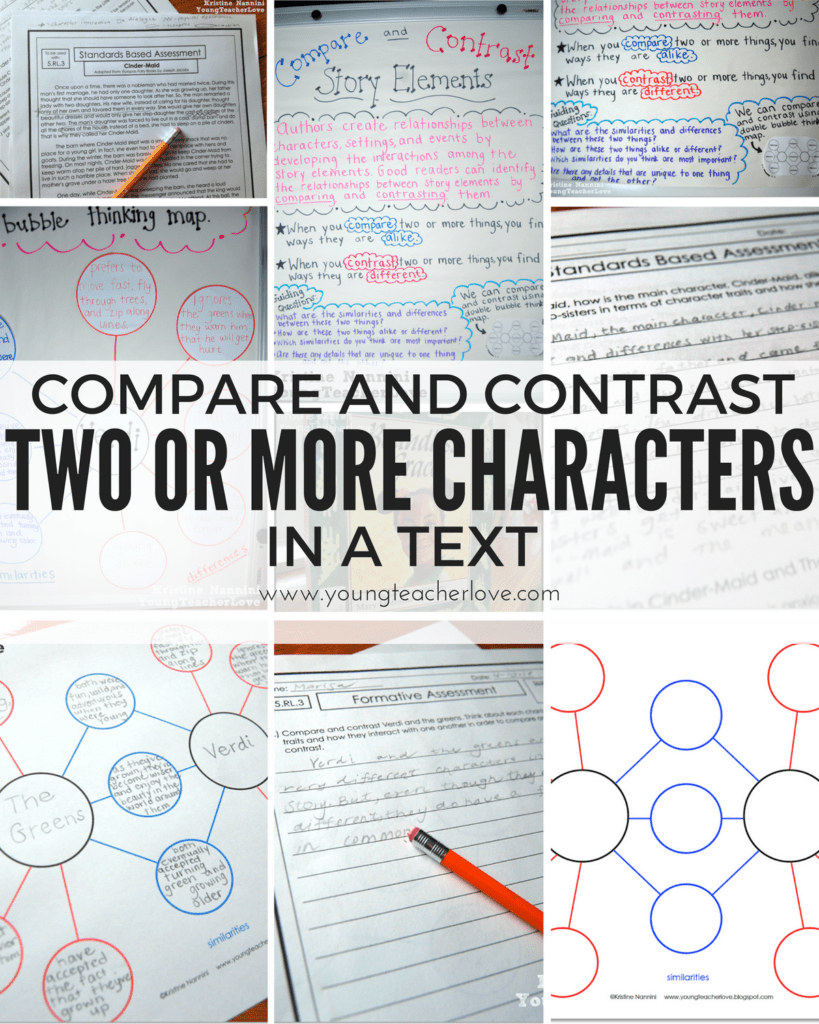 Compare And Contrast Two Or More Characters In A Story