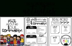 Community Lesson Plans Kindergarten