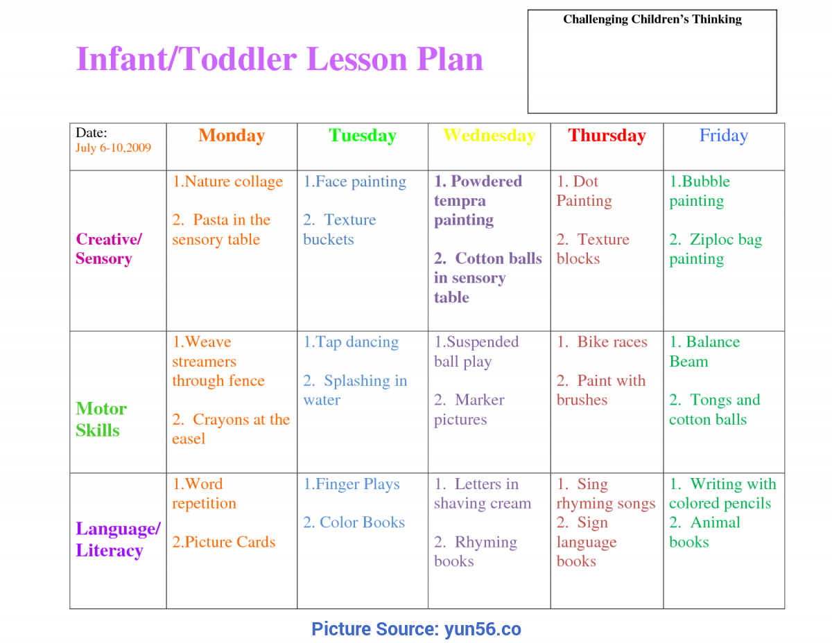 Complex February Lesson Plans For Toddlers Infant Toddlers