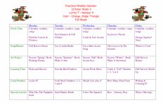 October Lesson Plans For Preschool