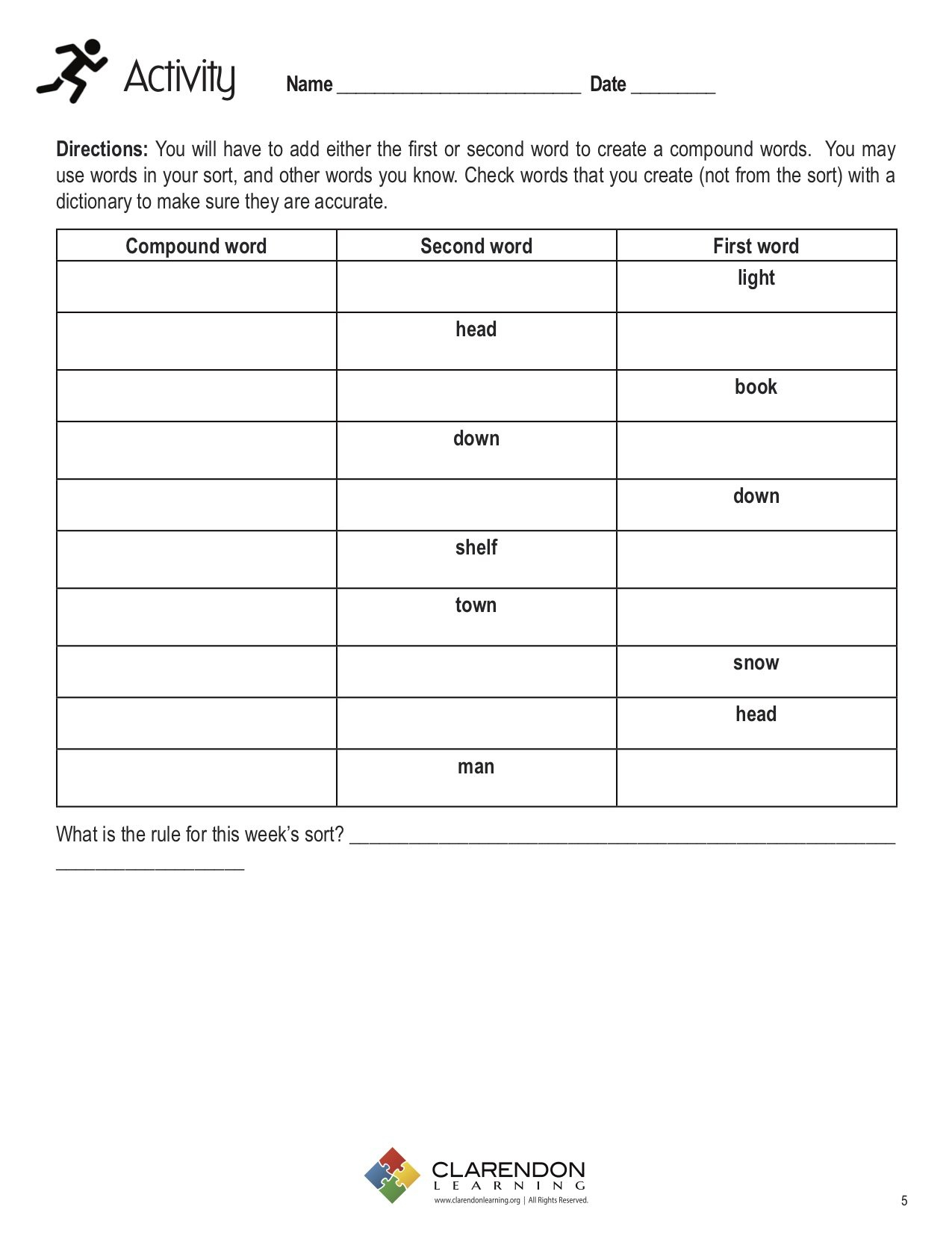 Compound Words | Spelling Patterns