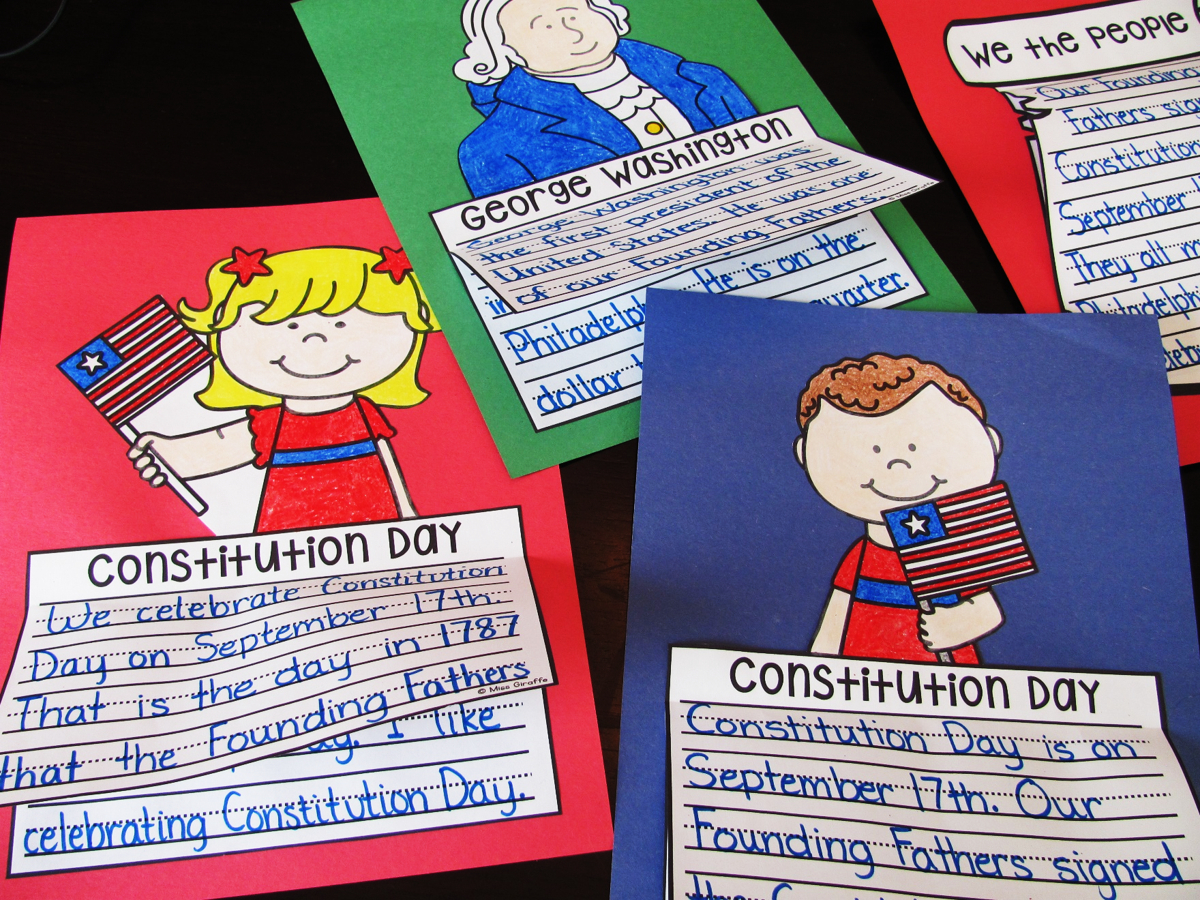 Constitution Day Writing Craft Activities | Constitution Day