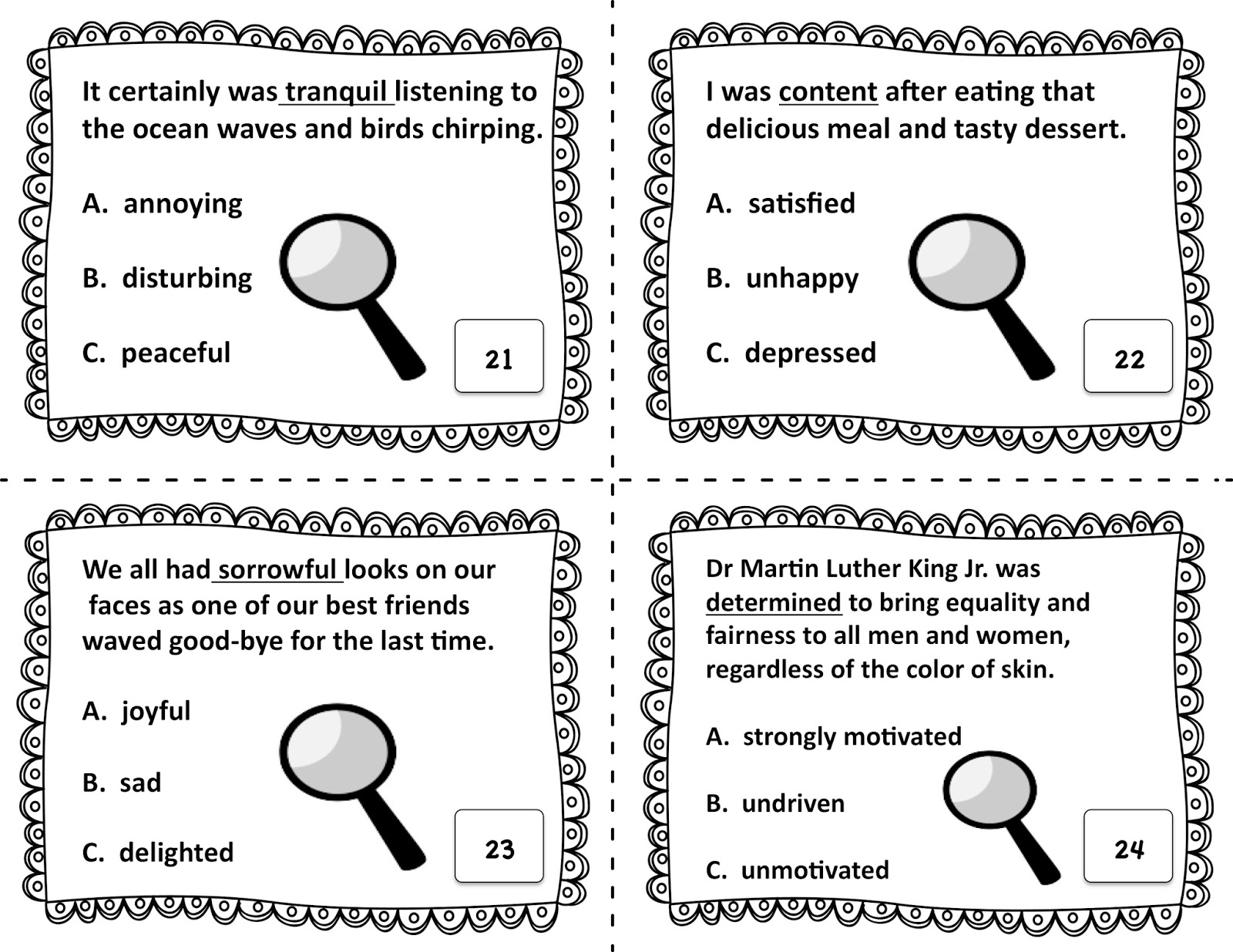 Context Clues Mini Lesson - Lessons - Tes Teach