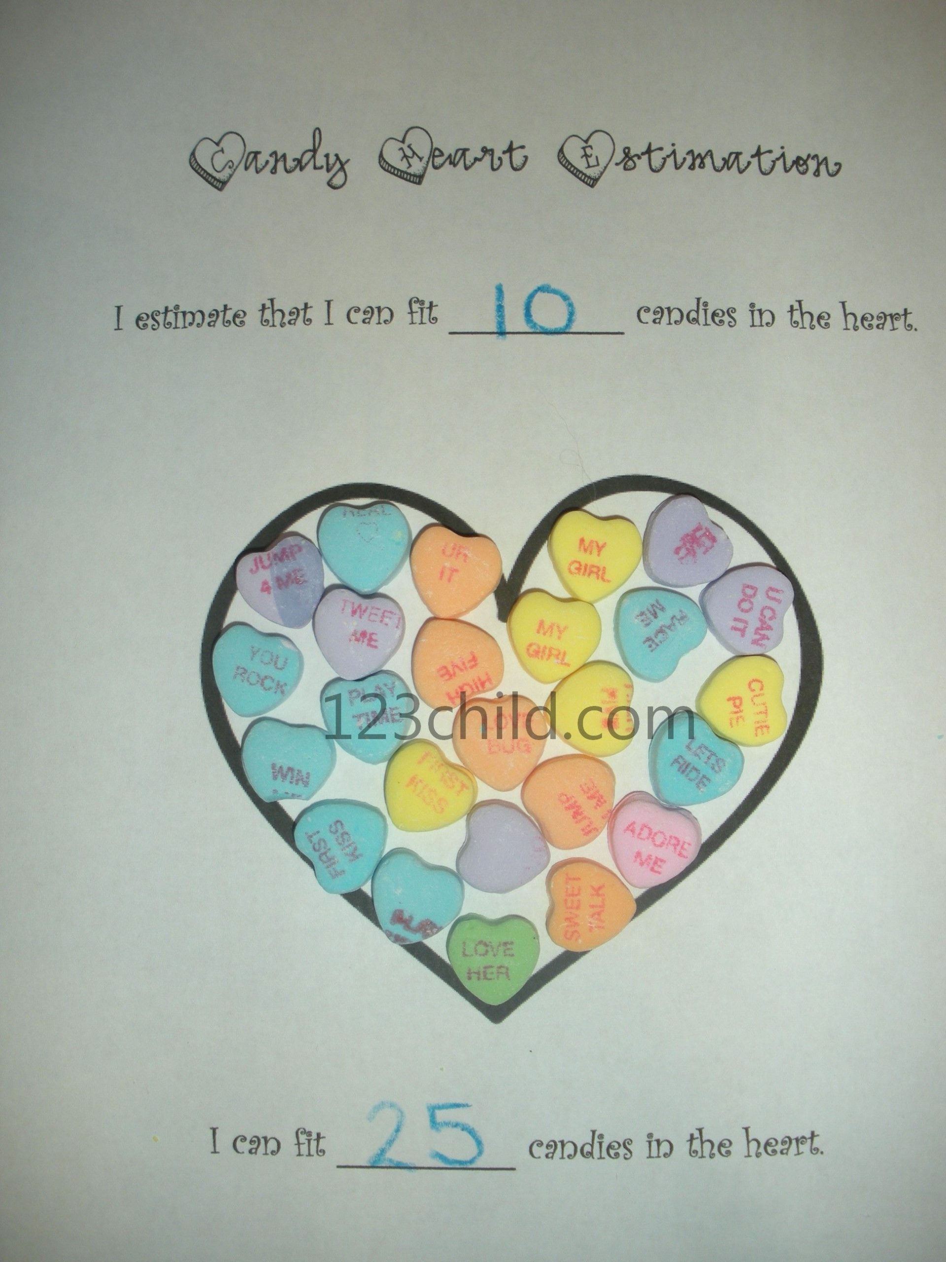 Conversation Hearts Preschool Lesson Plans | Preschool