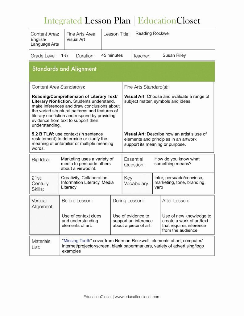 Cooperative Learning Lesson Plan Template Inspirational