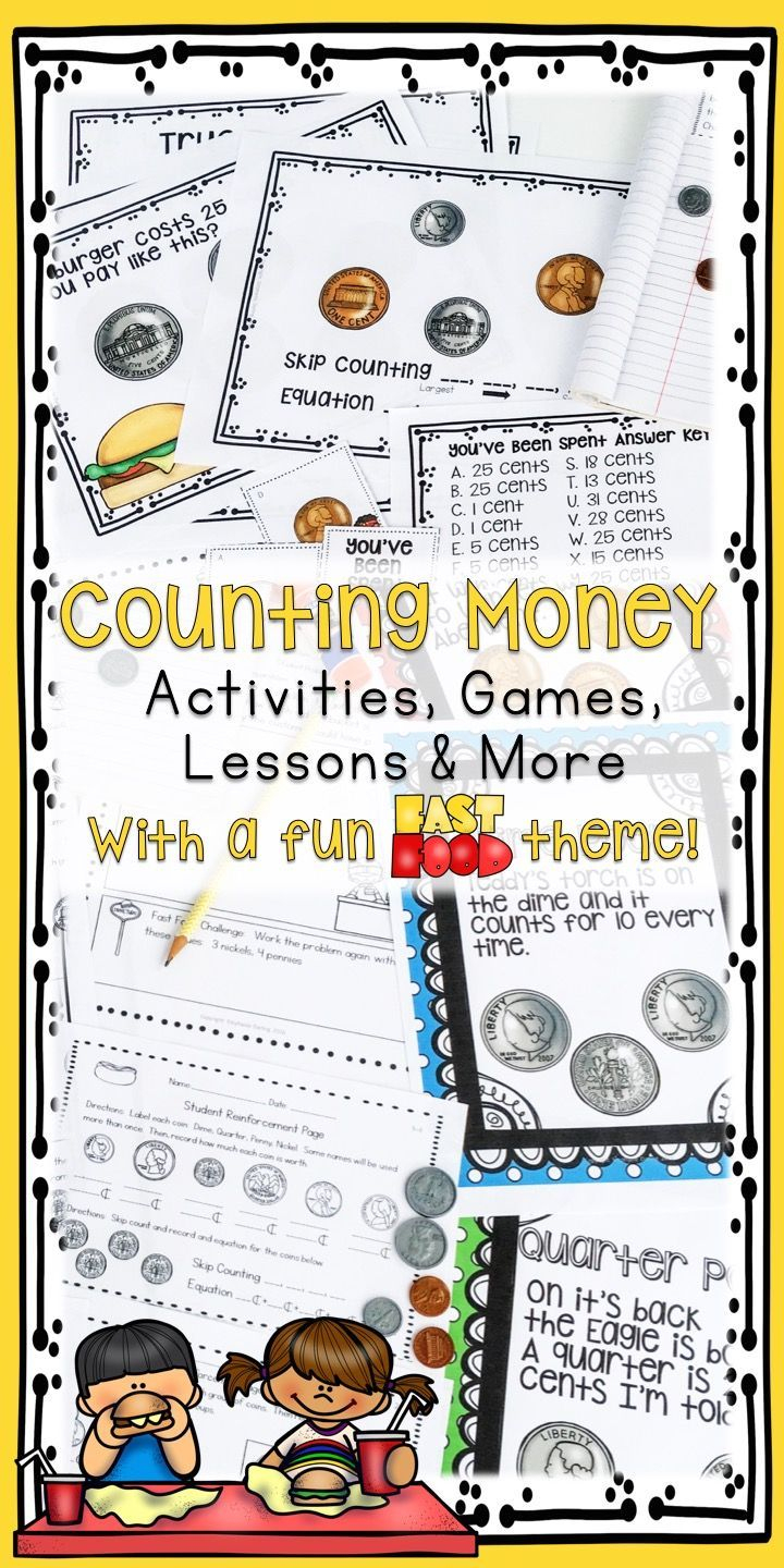 Counting Money Worksheets | Math Lesson Plans, Money