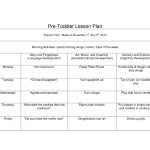 Creative Curriculum Blank Lesson Plan | Wcc Pre Toddler