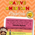 Creek & Cherokee Native American Foldable Flipbook | 2Nd