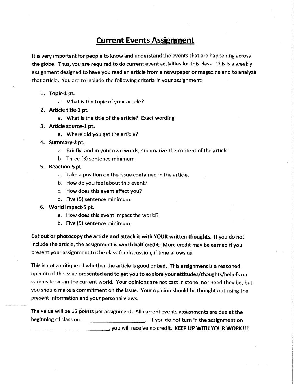 Current-Events-Assignment-Rubric-Presentationjaqcl Via