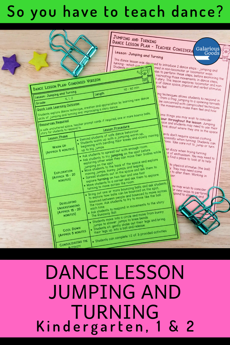 Dance Lesson - Jumping And Turning | Dance Lessons, Teach