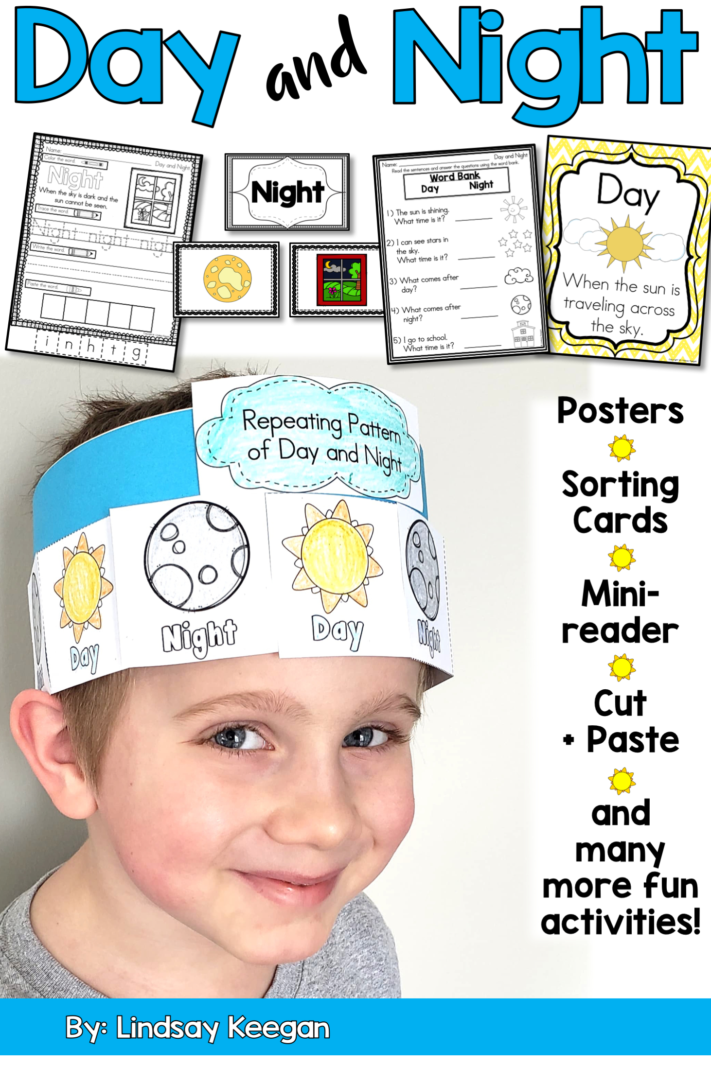 Day And Night Activities Worksheet For Preschool