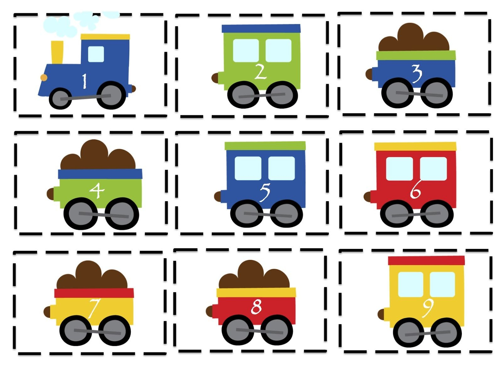 December 2012 ~ Preschool Printables (With Images) | Trains